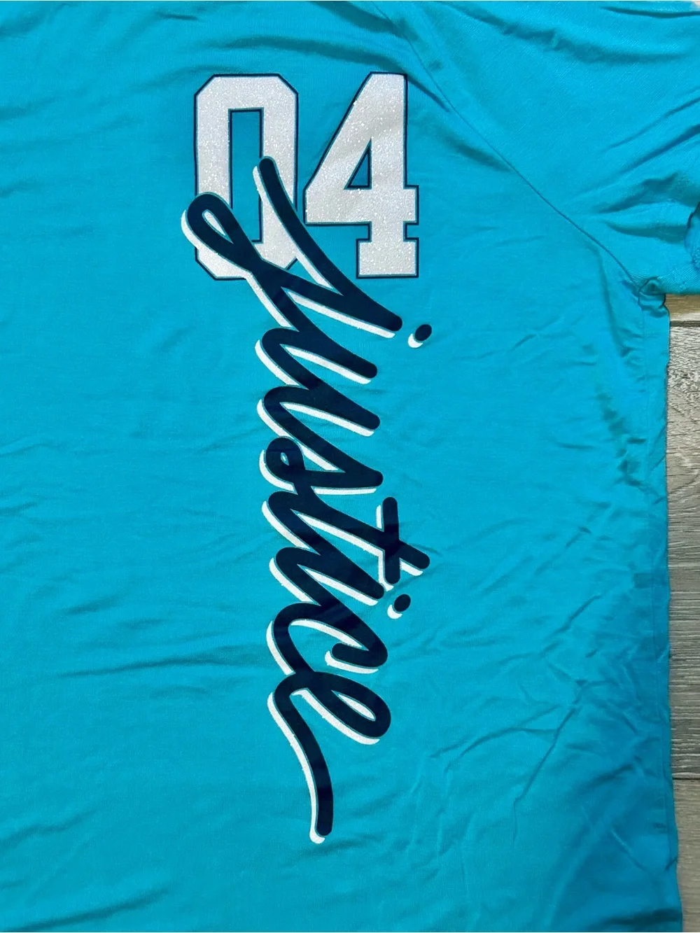 Justice bright teal